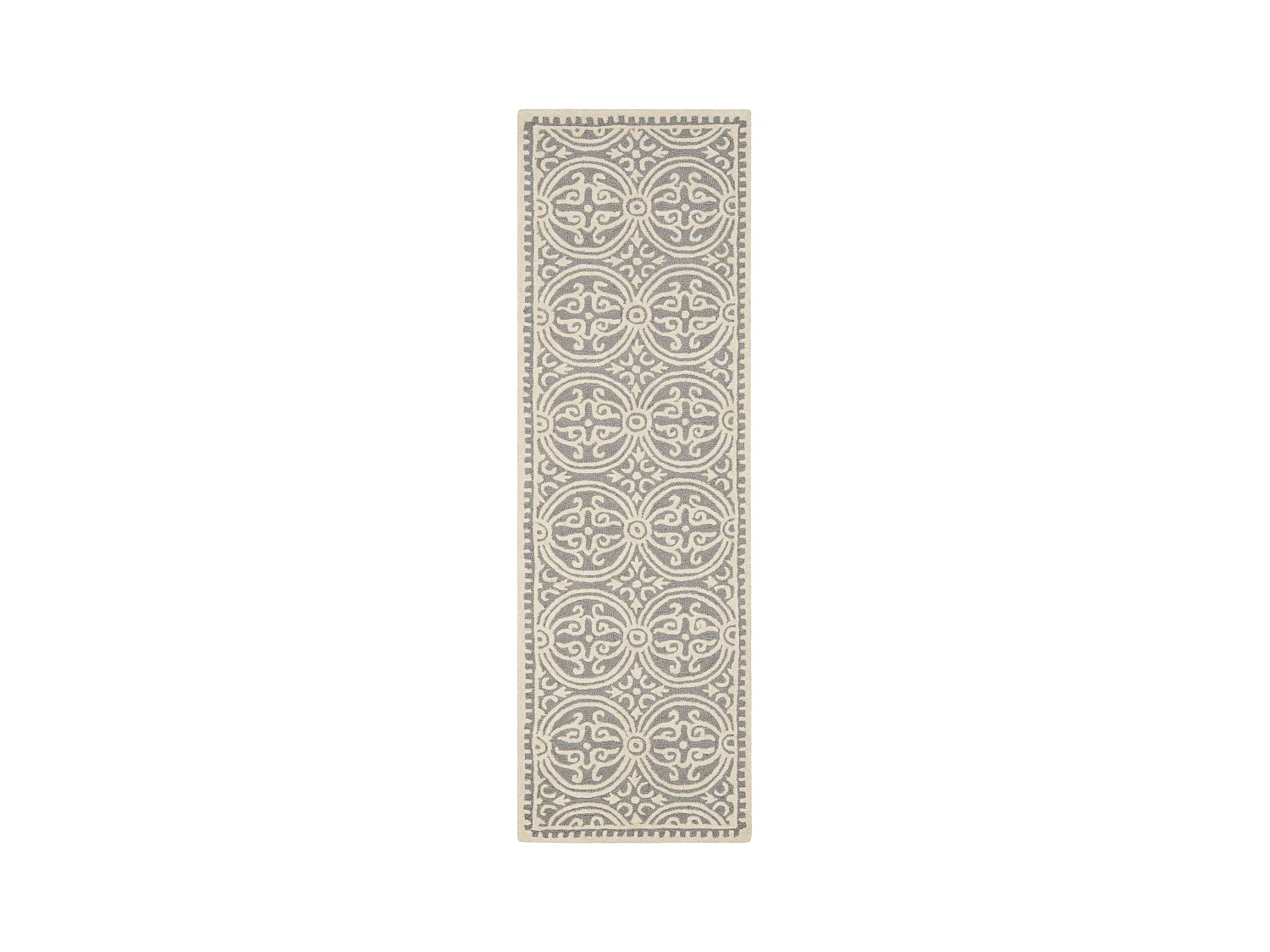 Tapis Gris/Neutre 76 X 244 cm - Roby