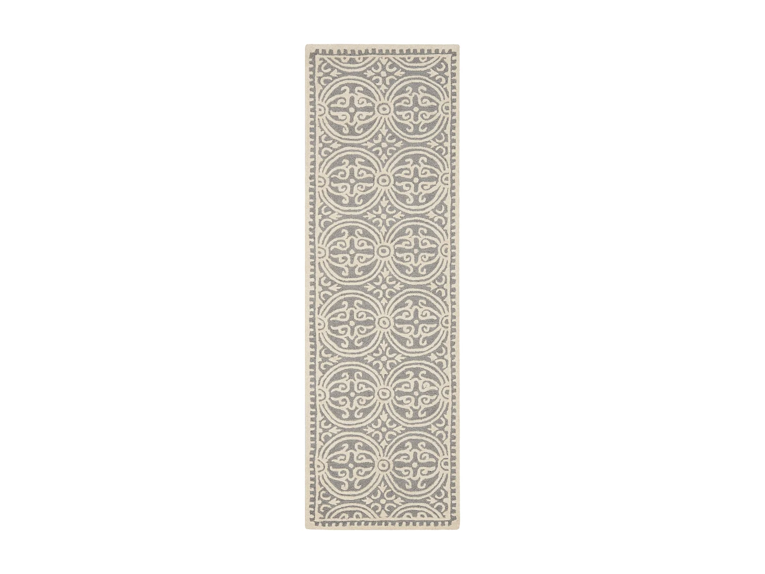 Tapis Gris/Neutre 76 X 244 cm - Roby