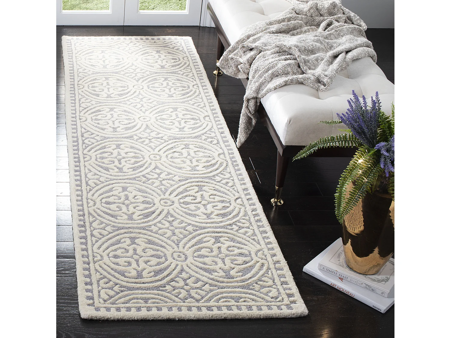 Tapis Gris/Neutre 76 X 244 cm - Roby