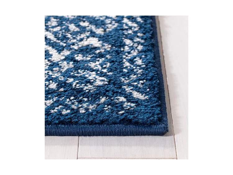 Tapis Bleu Marine/Neutre 91 X 152 cm - Catherine
