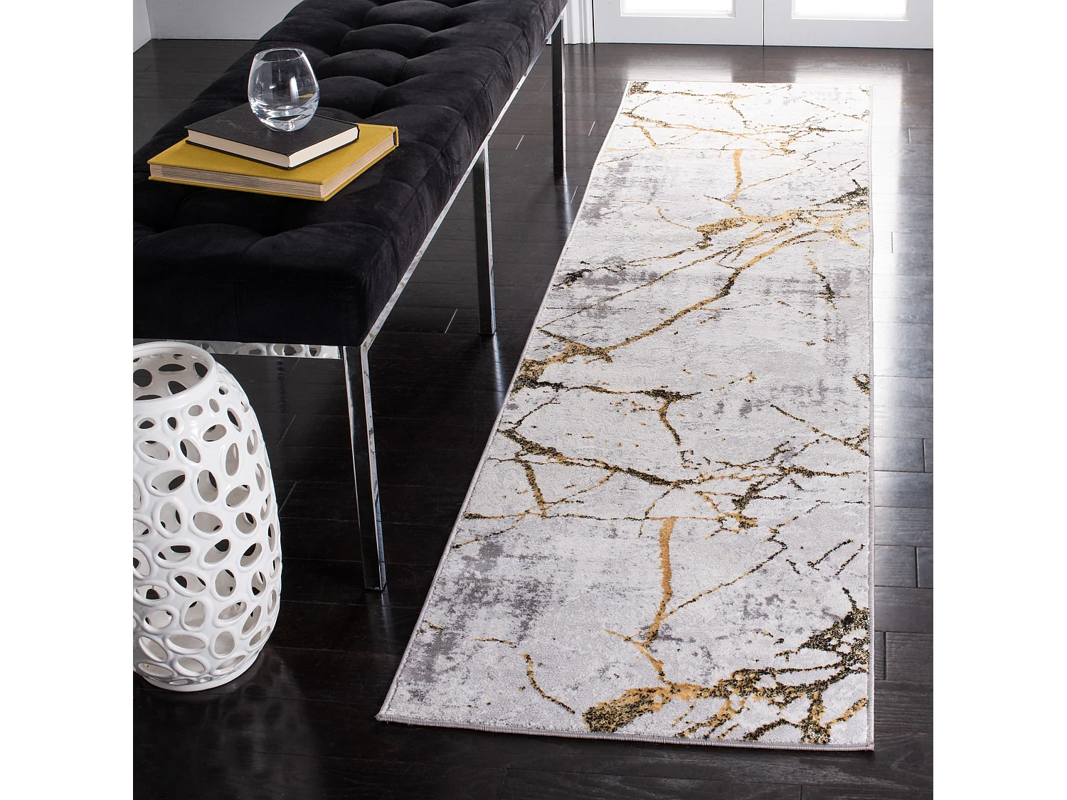 Tapis Gris 61 X 213 cm - Fietje