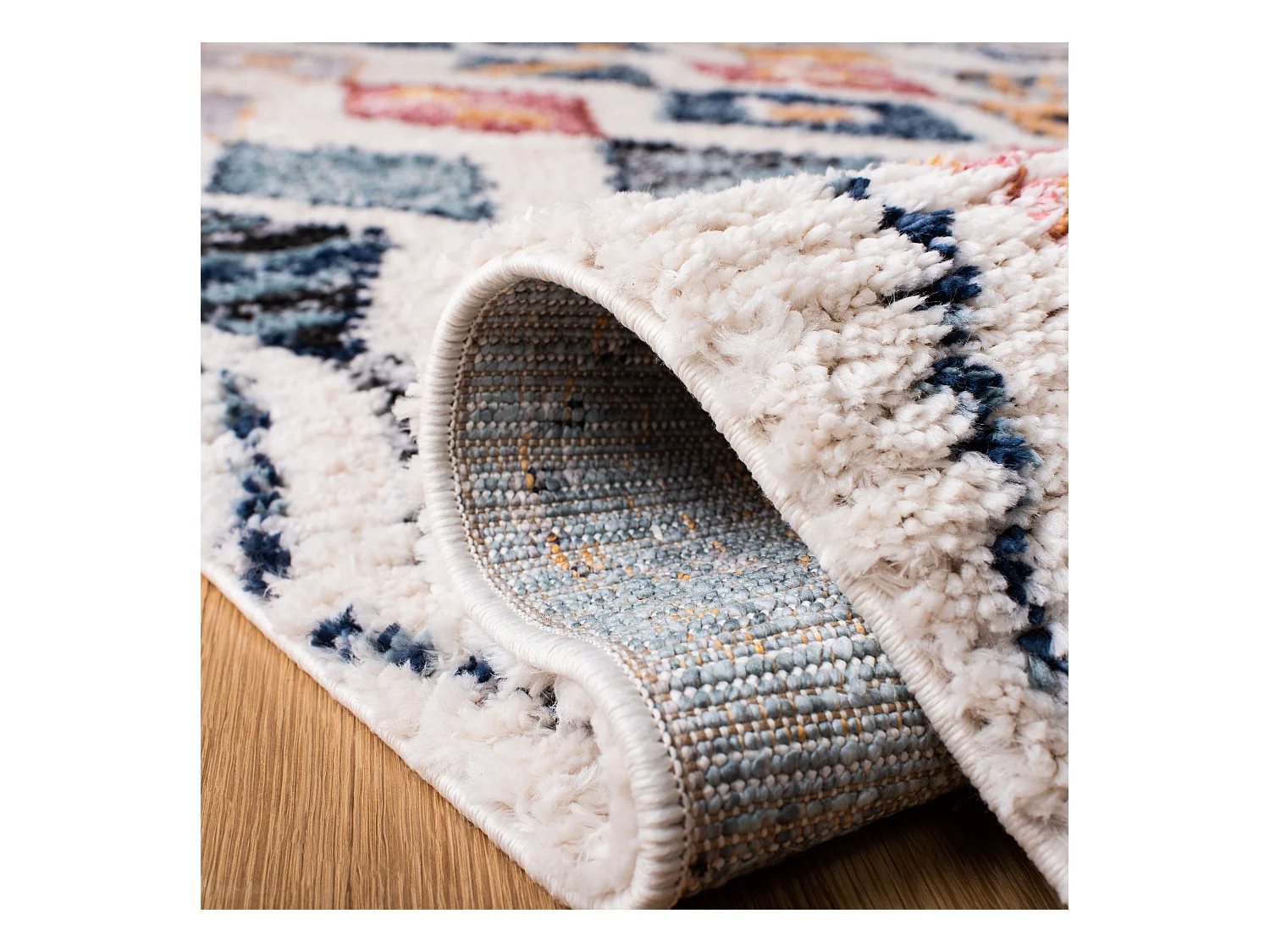 Tapis Neutre/Multicolore 122 X 183 cm - Scarlet