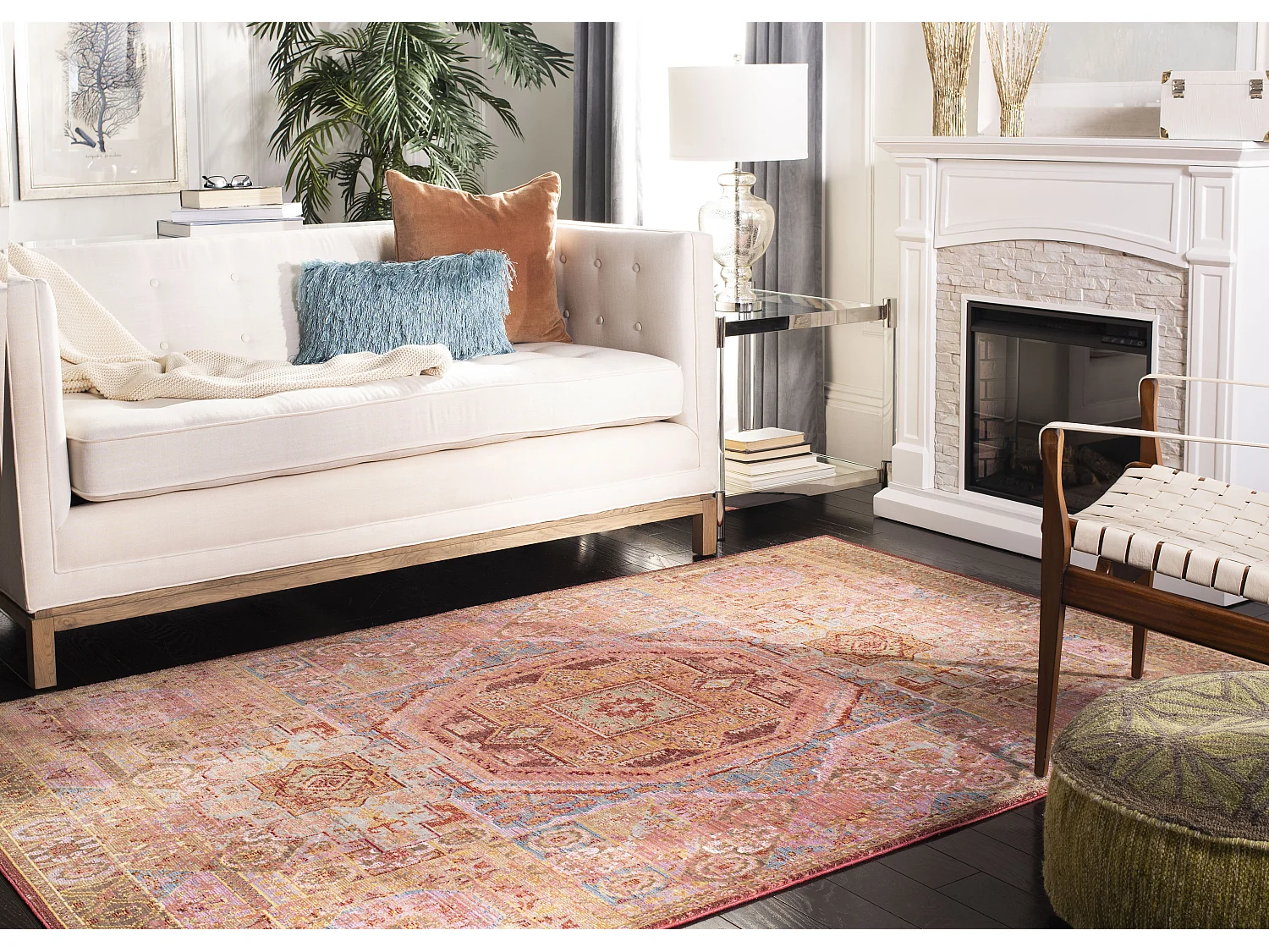 Tapis Multicolore 122 X 183 cm - Cassia