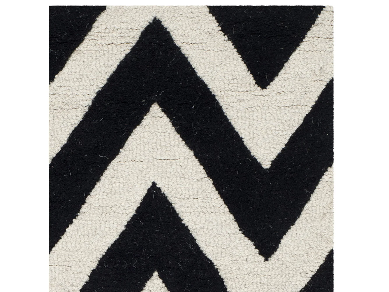 Tapis Noir/Neutre 76 X 244 cm - Stella