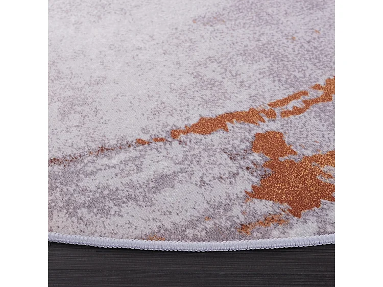 Tapis Gris/Rouge 183 X 183 cm - Iona