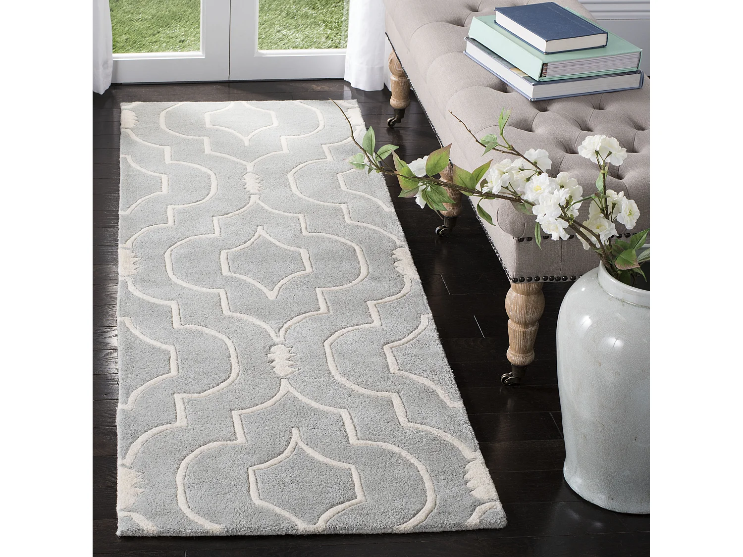 Tapis Gris/Neutre 69 X 213 cm - Ilaria
