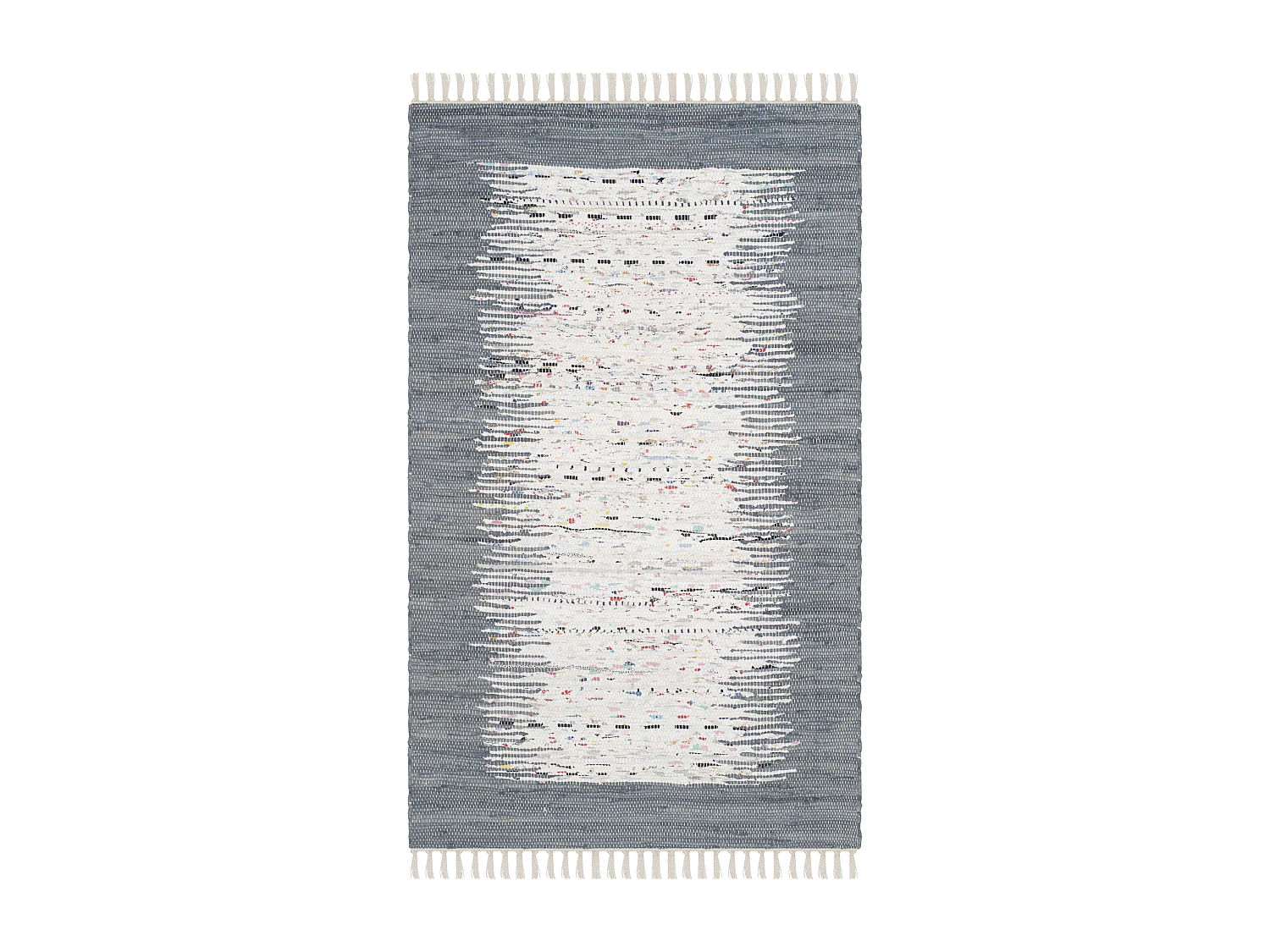 Tapis Neutre/Gris 91 X 152 cm - Saltillo
