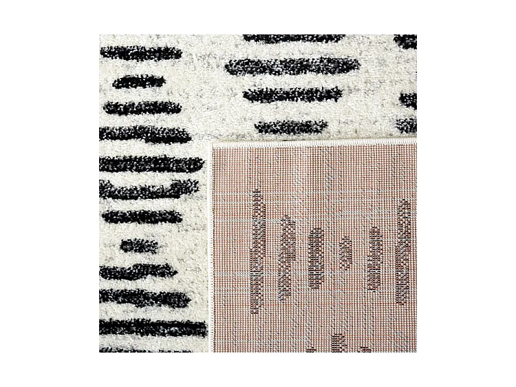 Tapis Ivoire/Noir 61 X 152 cm - Nafuna