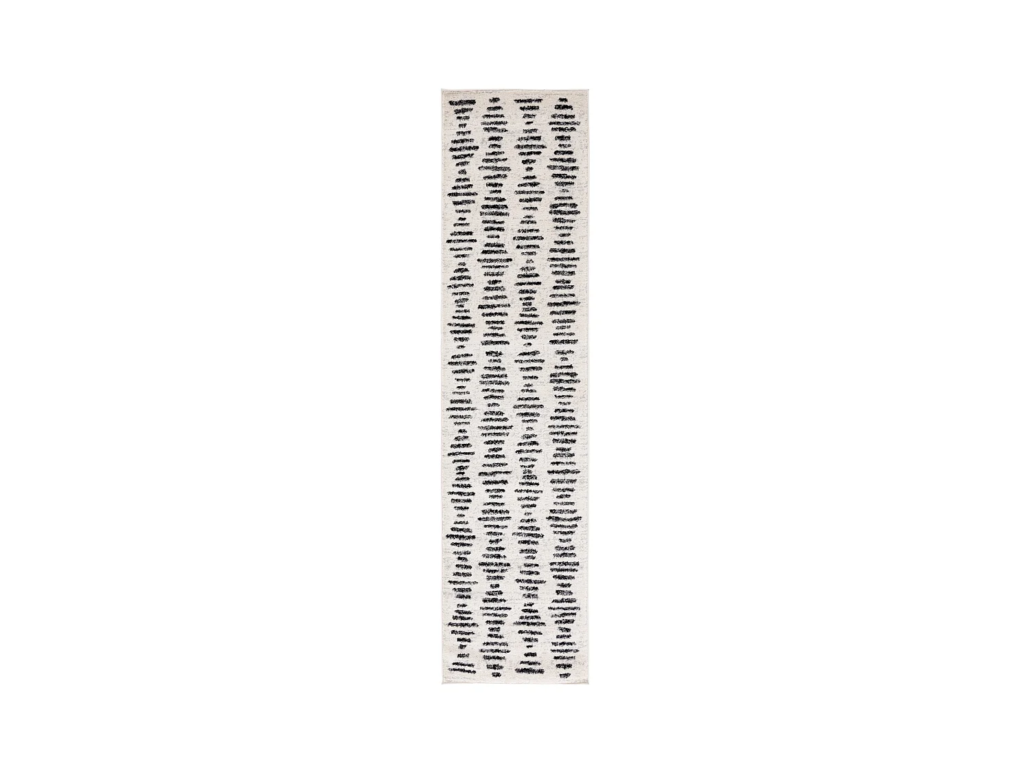 Tapis Ivoire/Noir 61 X 152 cm - Nafuna