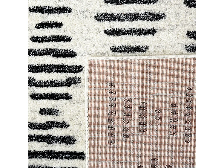 Tapis Ivoire/Noir 61 X 152 cm - Nafuna