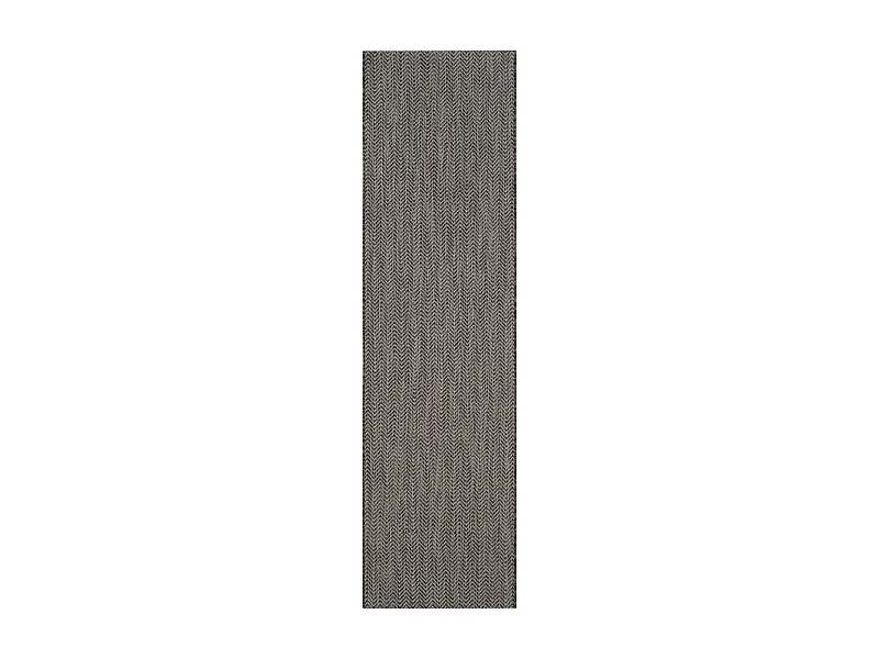 Tapis Noir/Beige 69 X 201 cm - Serenna