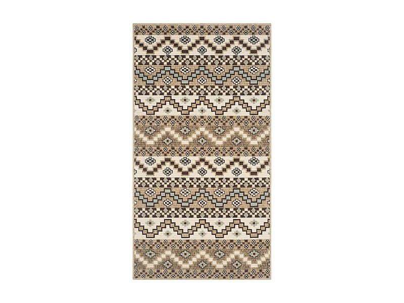 Tapis Neutre/Marron 122 X 170 cm - Una
