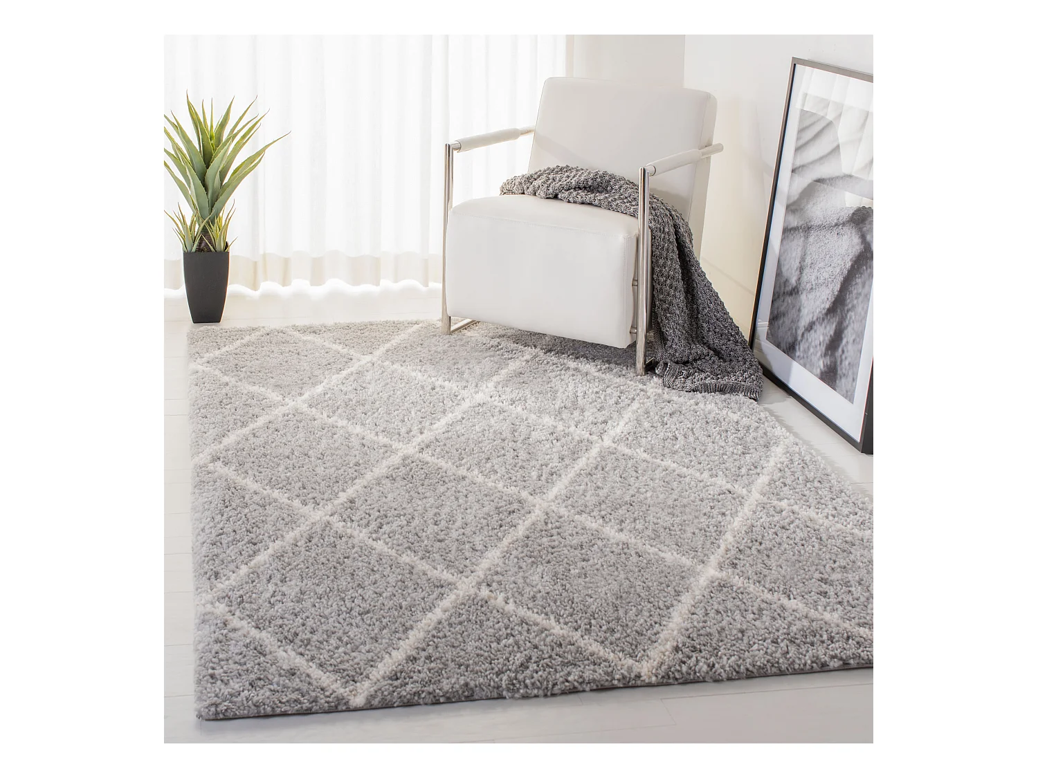 Tapis Gris/Neutre 160 X 229 cm - Harley