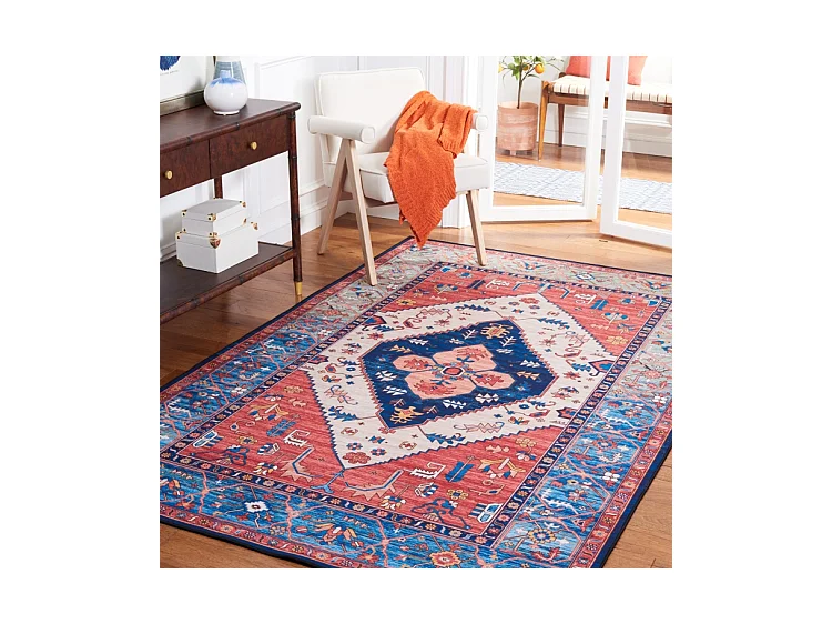 Tapis Rouille/Bleu 244 X 305 cm - Leilani