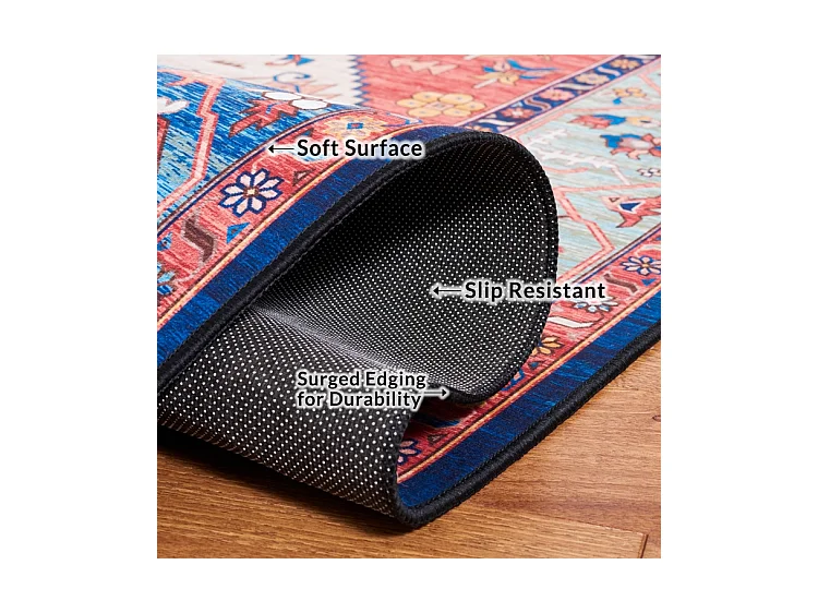 Tapis Rouille/Bleu 244 X 305 cm - Leilani