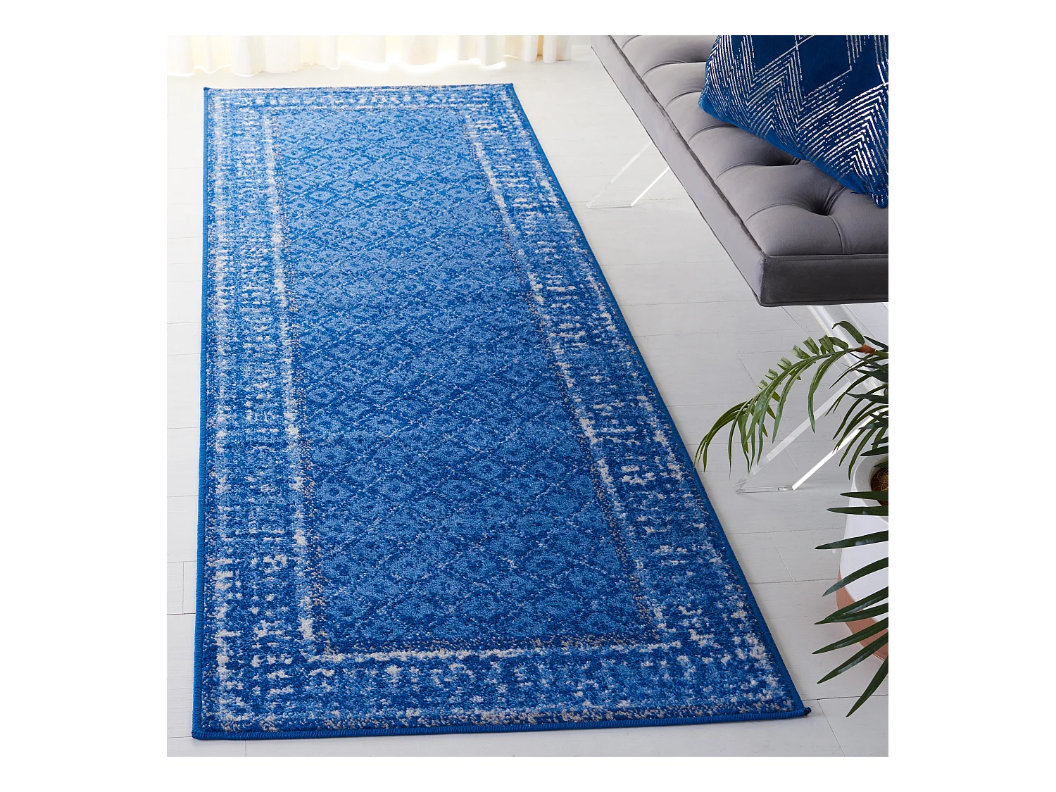 Tapis Bleu 76 X 244 cm - Royce