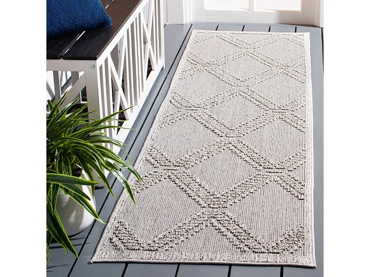 Tapis Gris/Gris clair 66 X 183 cm - Ursa