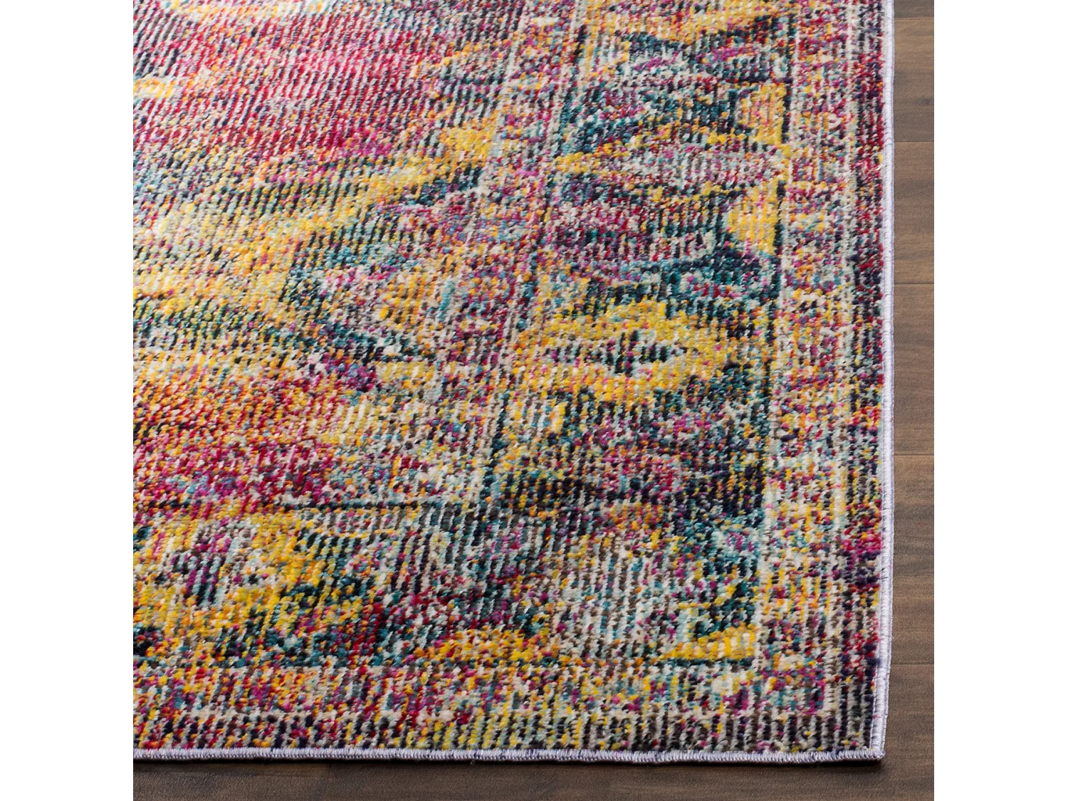 Tapis Bleu Marine/Bleu 91 X 152 cm - Dylan