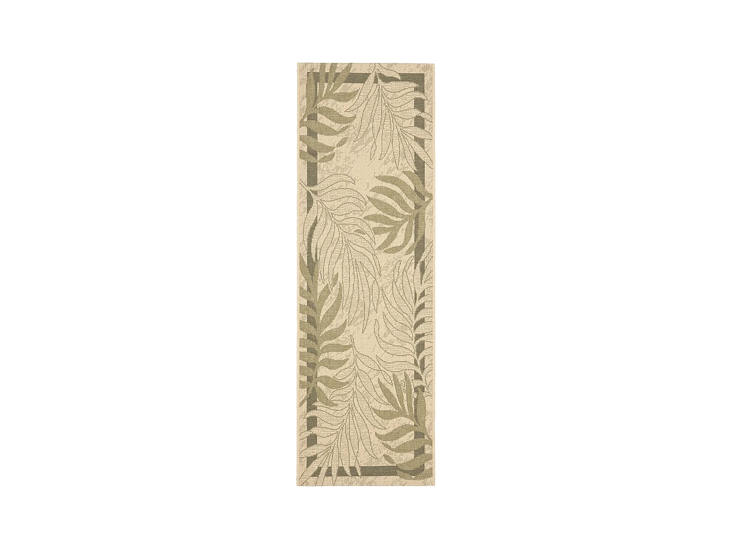 Tapis Vert/Beige 69 X 201 cm - Zofia