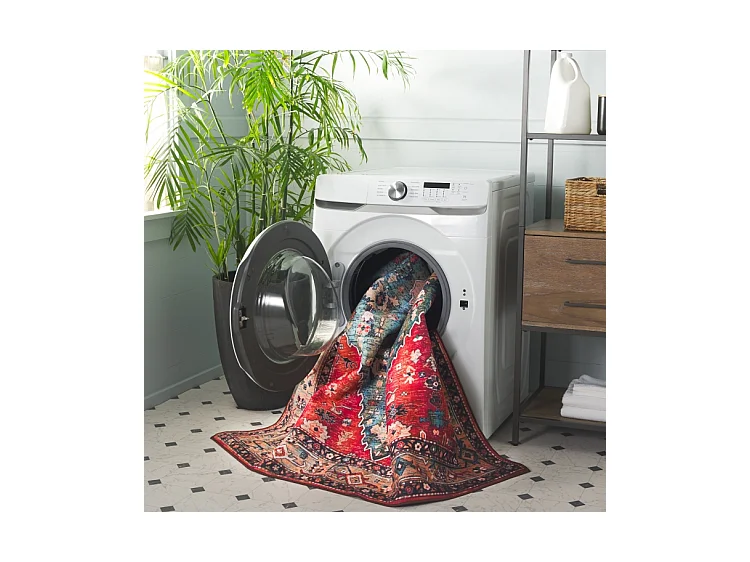 Tapis Beige/Bleu 152 X 244 cm - Fauna