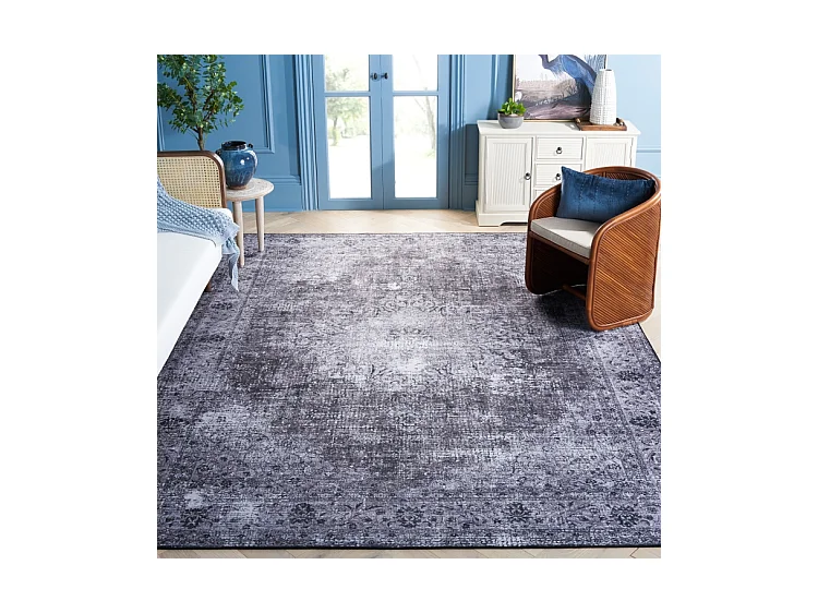 Tapis Noir/Gris 244 X 305 cm - Veda