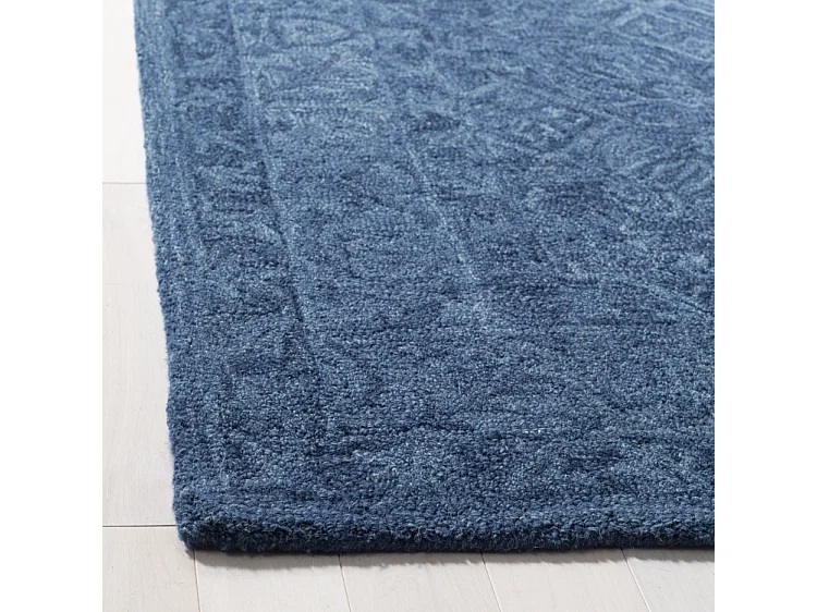 Tapis Bleu Marine 152 X 152 cm - Saphira