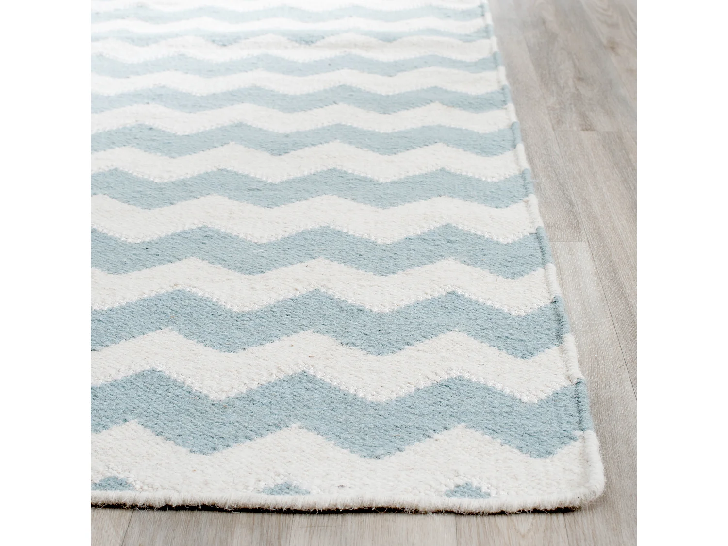 Tapis Neutre/Bleu 122 X 183 cm - Blair