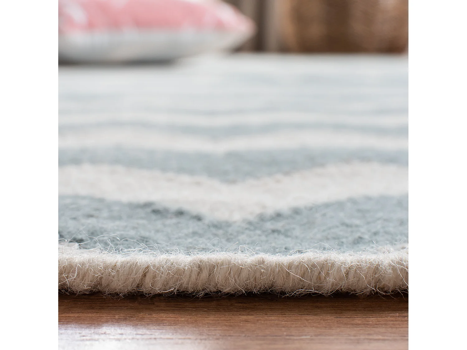 Tapis Neutre/Bleu 122 X 183 cm - Blair