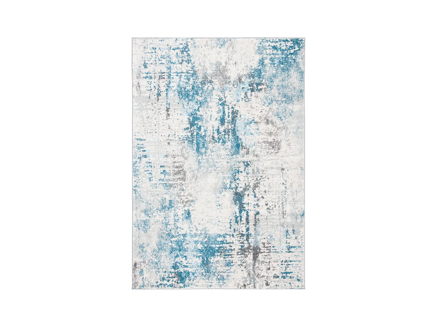 Tapis Neutre/Bleu 122 X 183 cm - Lia
