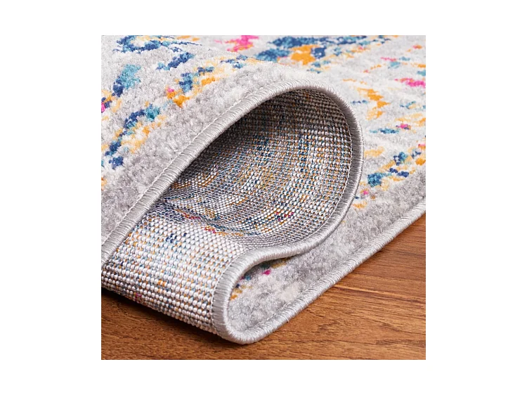 Tapis Gris/Fuchsia 201 X 201 cm - Shannon