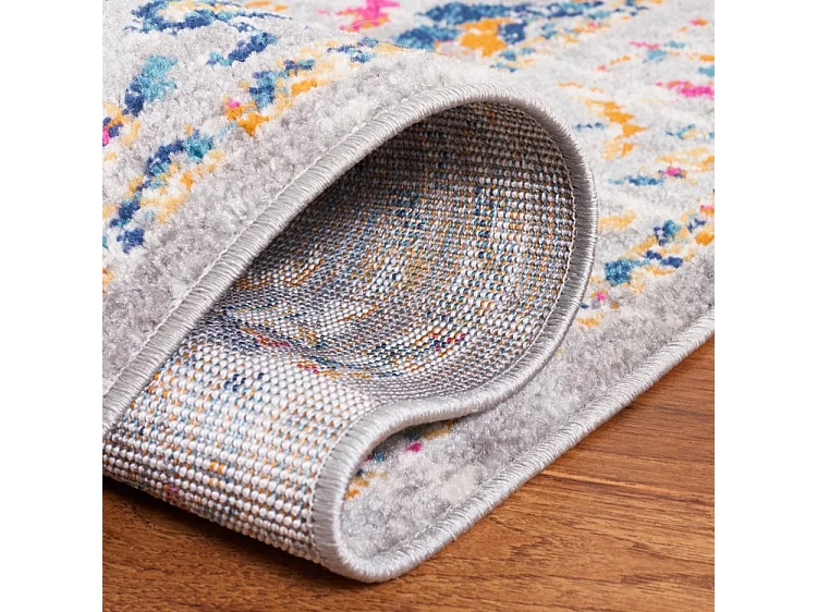 Tapis Gris/Fuchsia 201 X 201 cm - Shannon