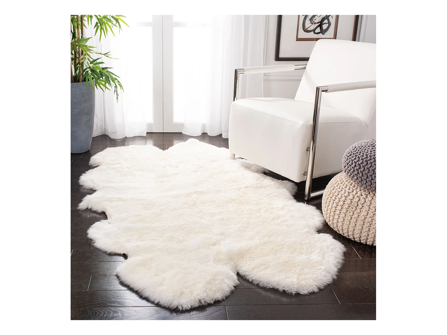 Tapis Blanc 109 X 180 cm - Ree