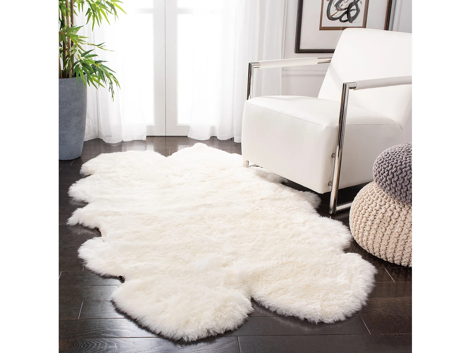 Tapis Blanc 109 X 180 cm - Ree