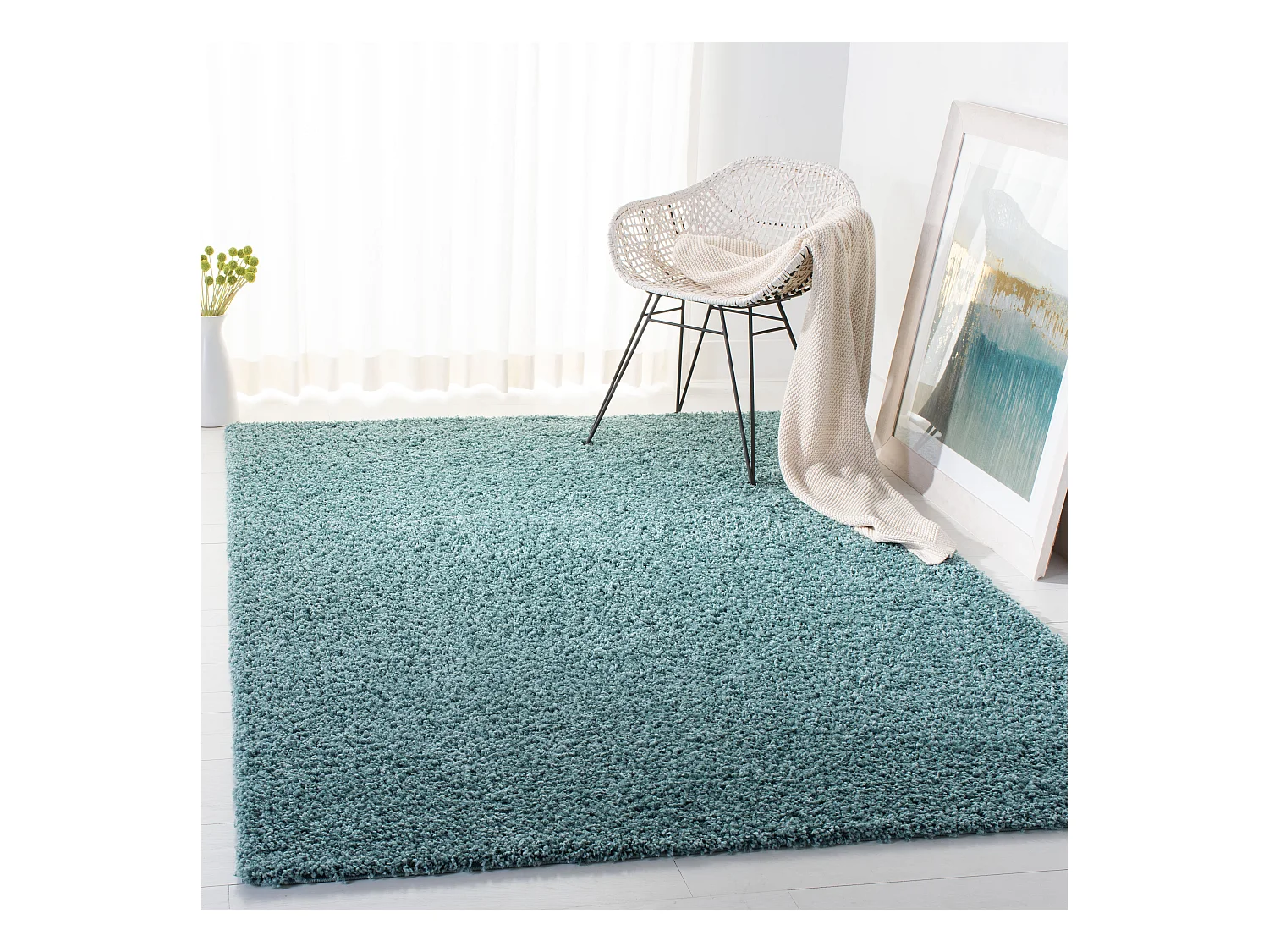 Tapis Bleu 122 X 183 cm - Morgan