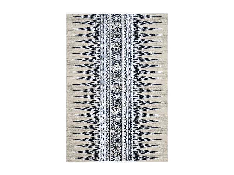 Tapis Neutre/Bleu 155 X 229 cm - Gianna