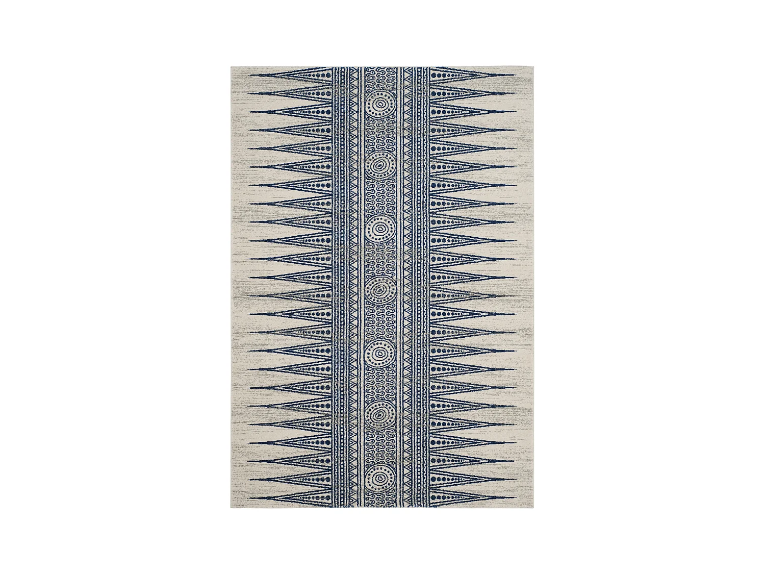 Tapis Neutre/Bleu 155 X 229 cm - Gianna