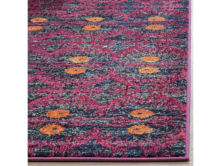Tapis Rose/Multicolore 122 X 170 cm - Greta