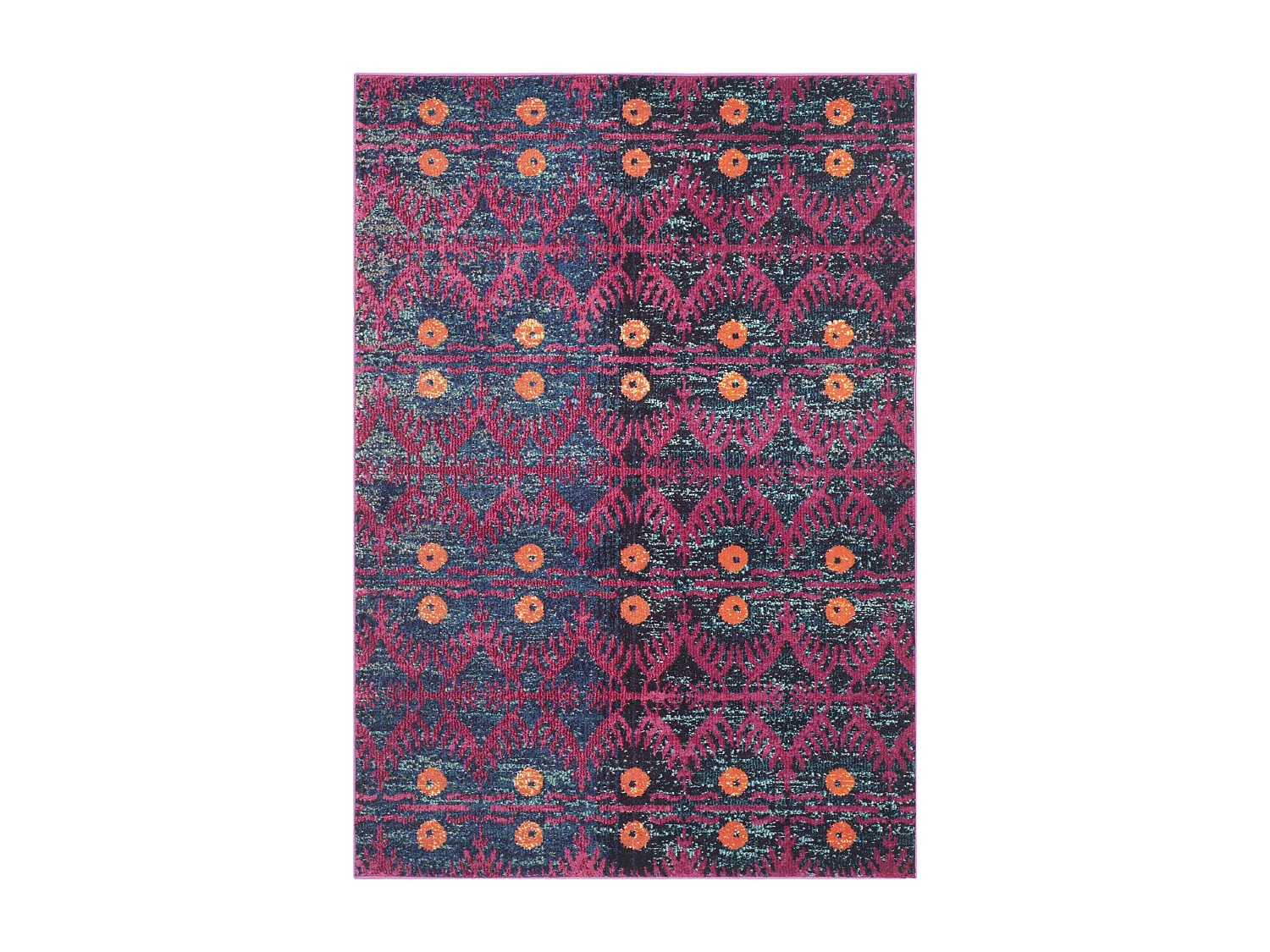 Tapis Rose/Multicolore 122 X 170 cm - Greta