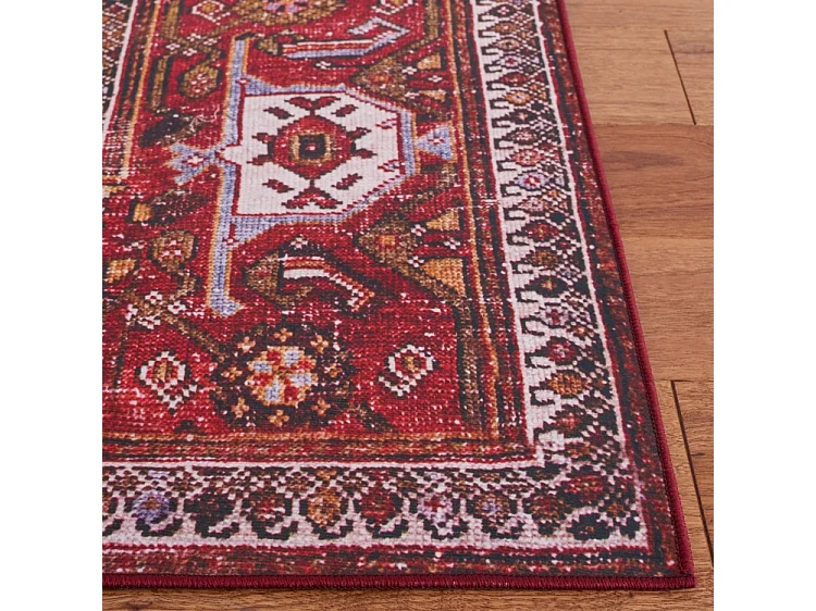 Tapis Bleu marine/rouille 183 X 274 cm - Patricia