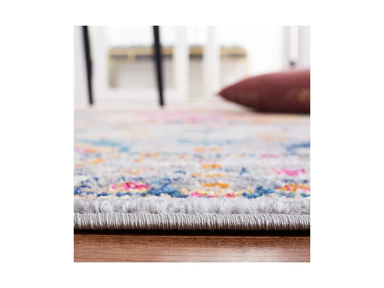 Tapis Gris/Fuchsia 122 X 183 cm - Shannon