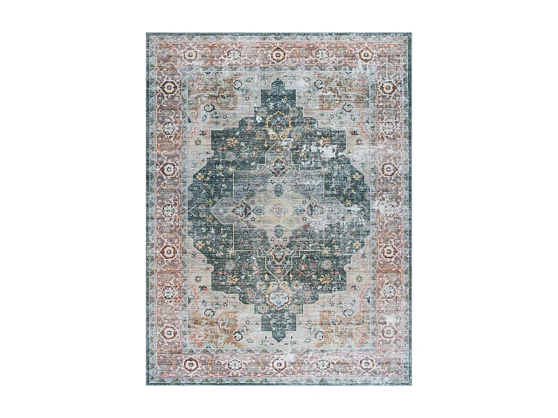 Tapis Vert/Marron 244 X 305 cm - Anouk