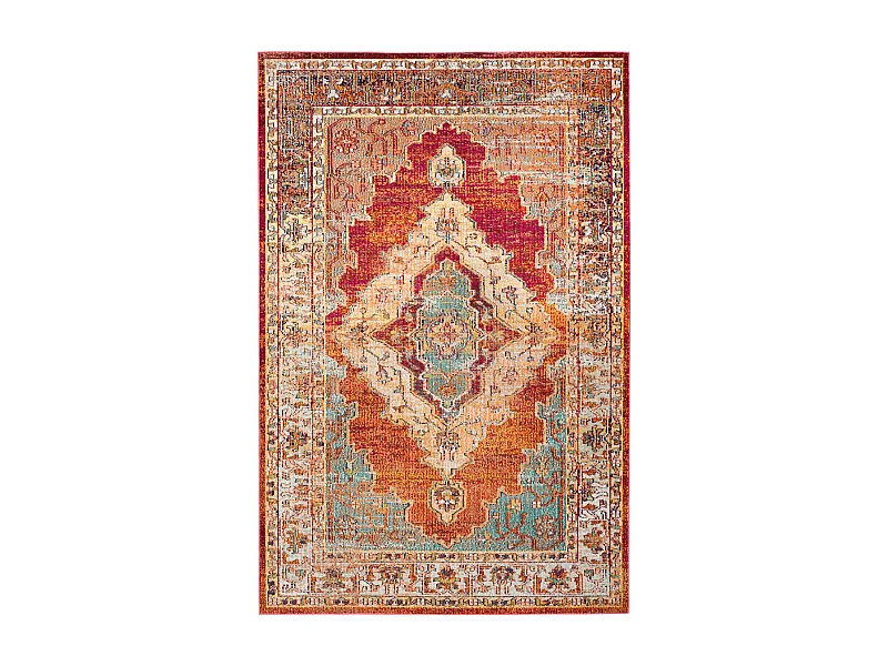 Tapis Orange/Bleu 152 X 244 cm - Dahila
