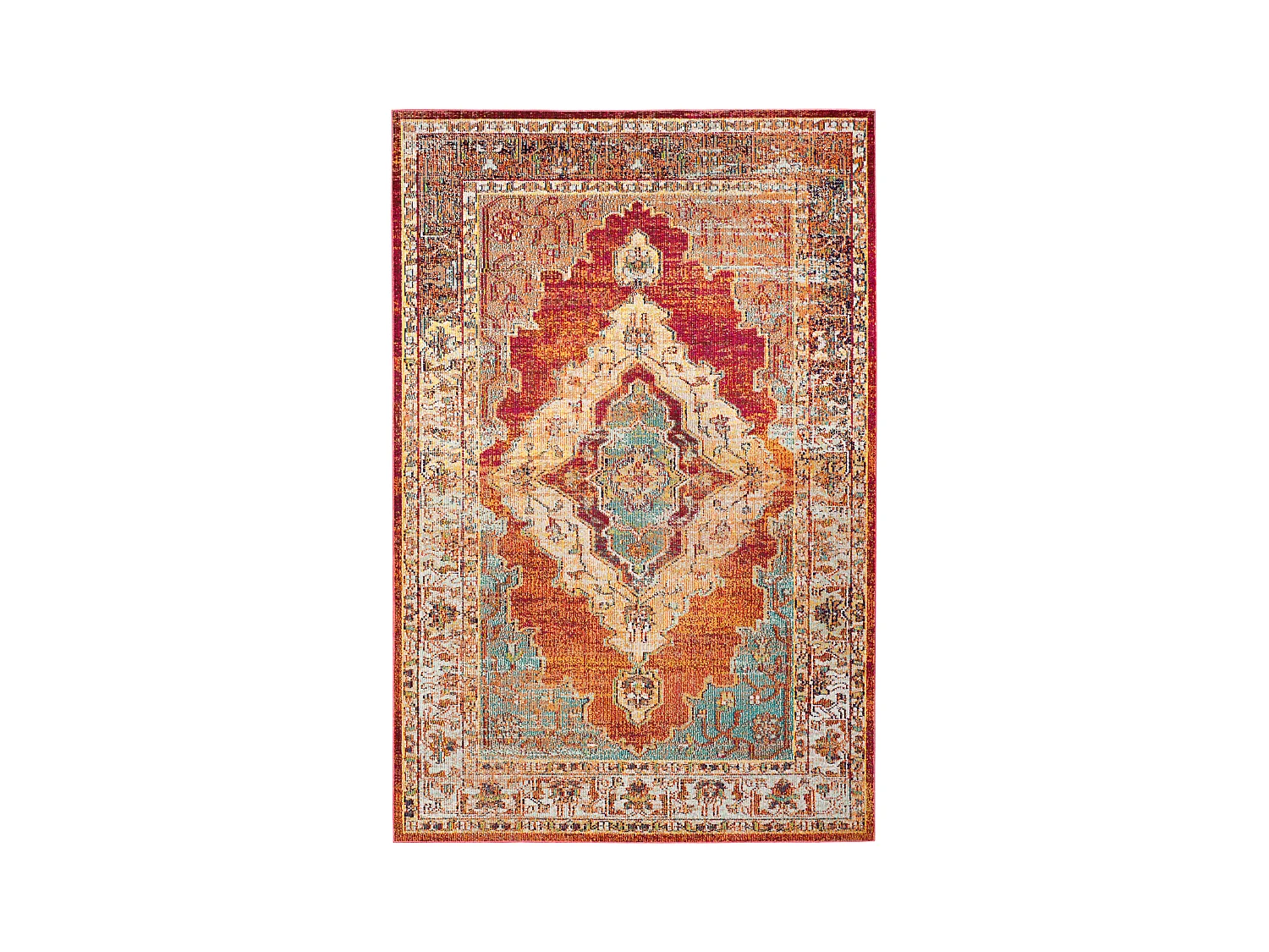 Tapis Orange/Bleu 152 X 244 cm - Dahila