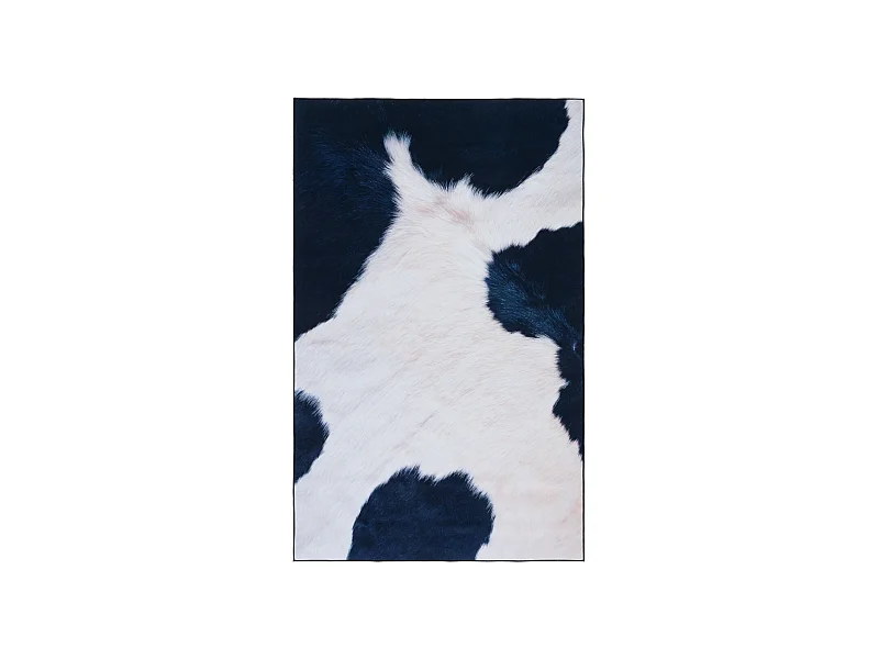 Tapis Ivoire/Bleu Foncé 91 X 152 cm - Elspeth