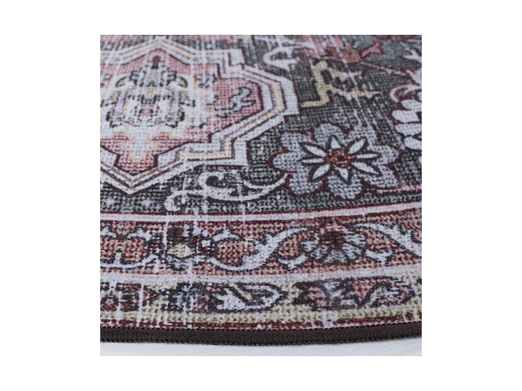 Tapis Rose/Beige 183 X 183 cm - Dahliana