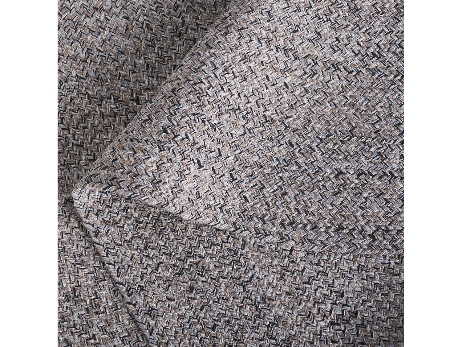 Tapis Ivoire/Gris Acier 91 X 91 cm - Hesper