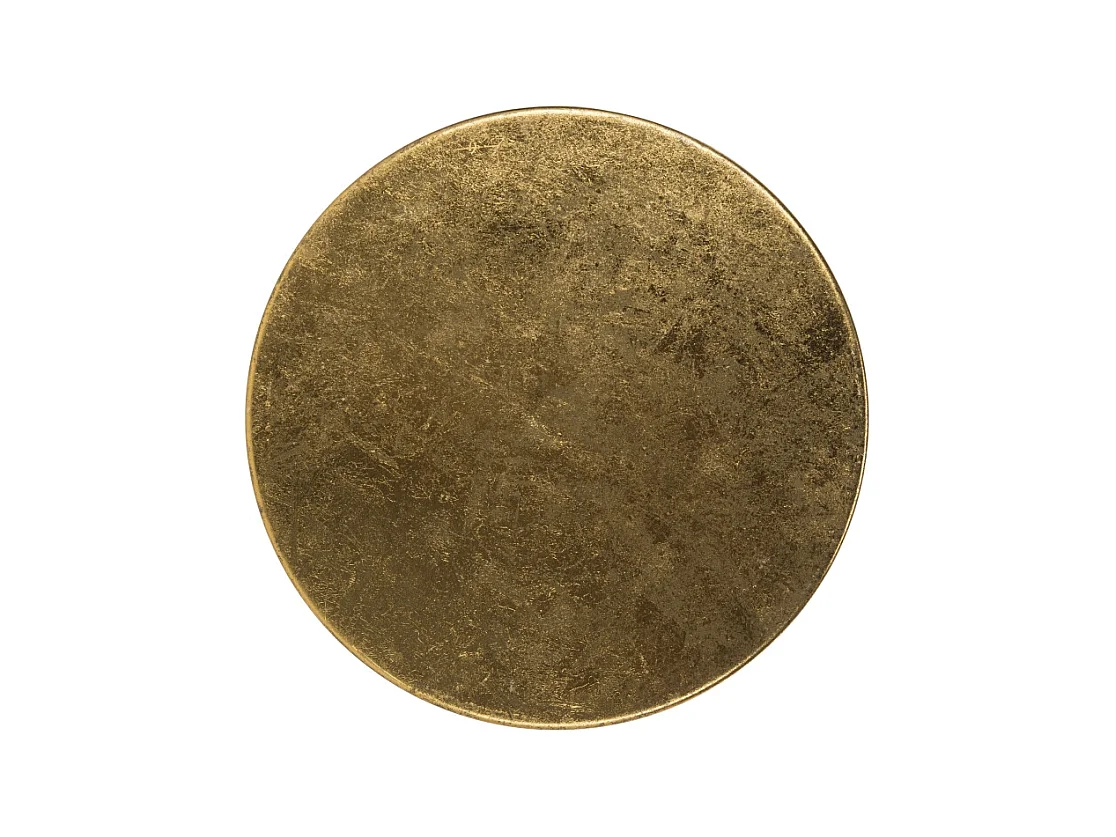 Tabouret de bar & de comptoir Or et blanc 43 X 46 X 76.2 cm - Olar