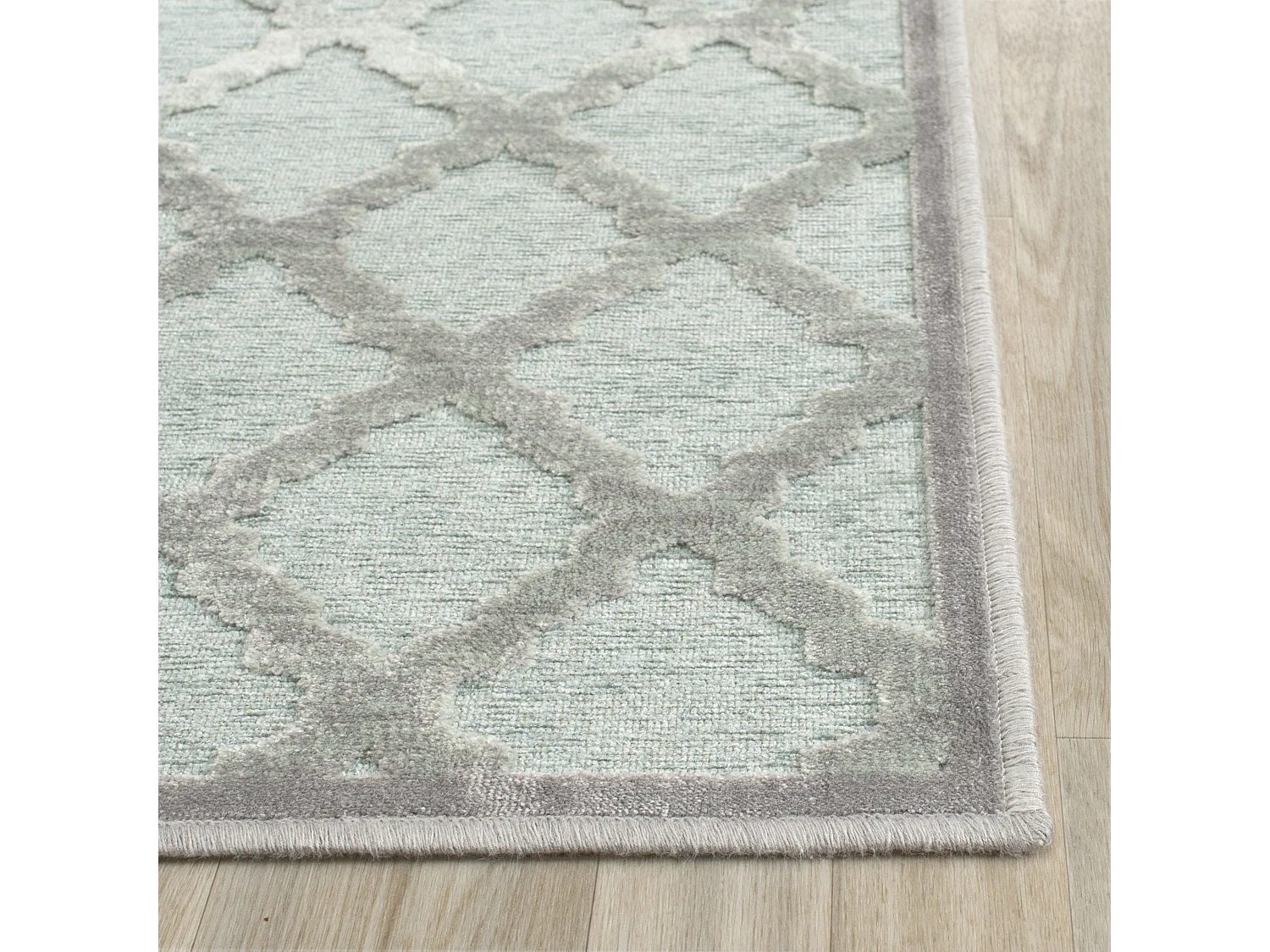 Tapis Gris/Vert 122 X 170 cm - Anguilla