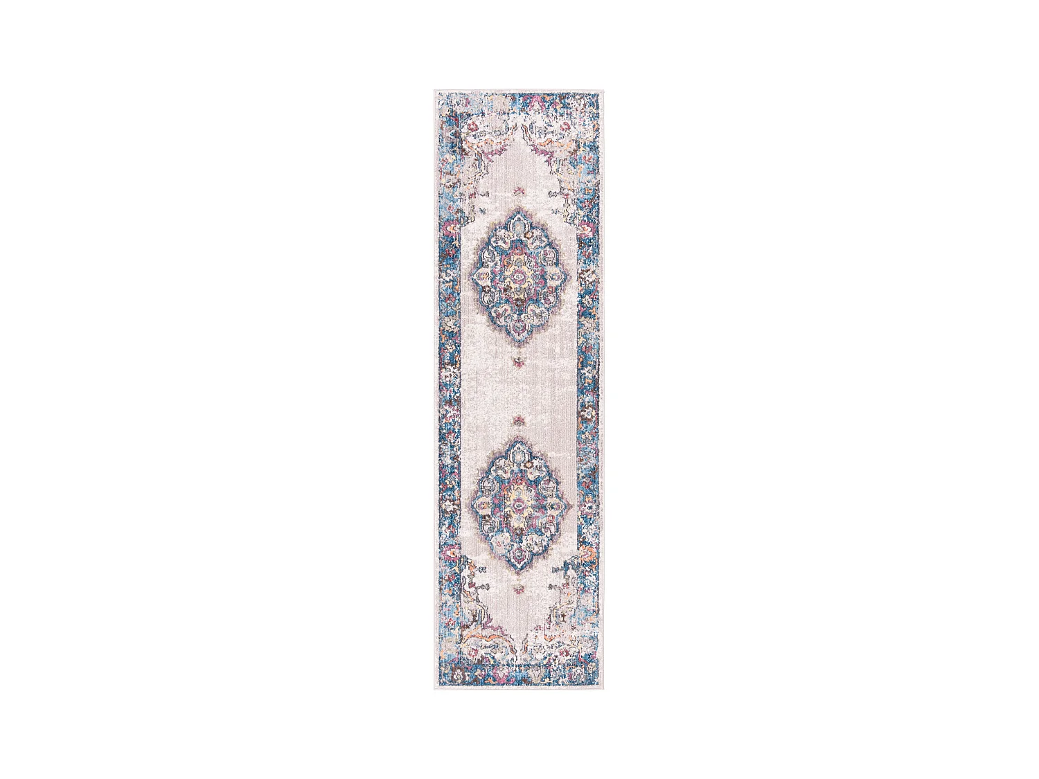 Tapis Gris/Bleu 69 X 244 cm - Malani