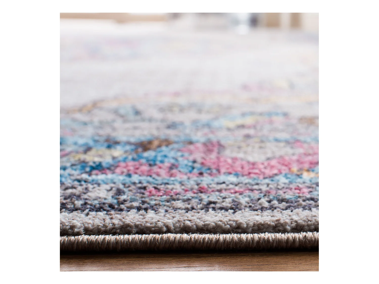 Tapis Gris/Bleu 69 X 244 cm - Malani